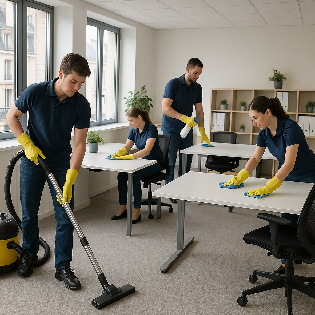 Nettoyage de bureaux, commerces et locaux professionnels