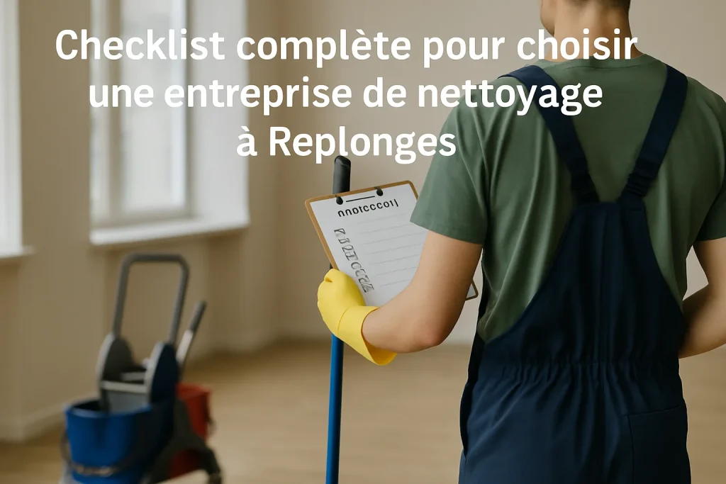 Équipe de nettoyage au travail dans un appartement à Replonges, outils modernes visibles.