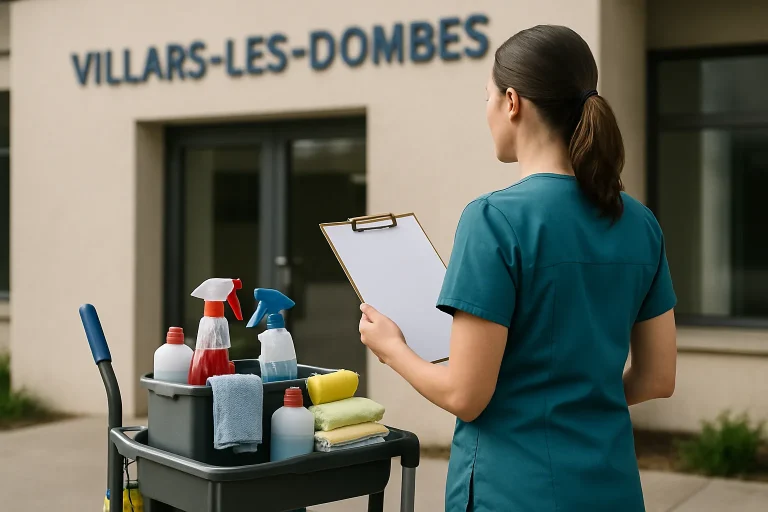 Équipe de nettoyage dans un appartement insalubre à VILLARS-LES-DOMBES, utilisant des équipements spécialisés.