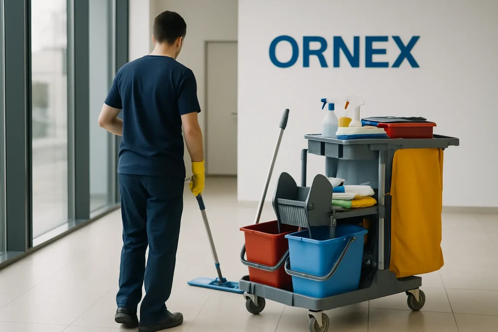 Équipe de nettoyage à Ornex s'occupant d'un appartement insalubre avec équipements.